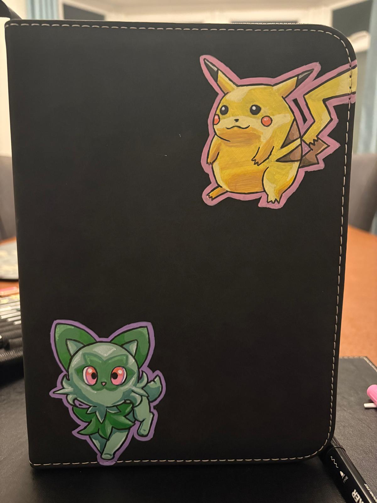 Pikachu & Sprigatito Binder